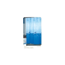 Штора для ванной ZALEL 180*200 (голубой фон) без колец