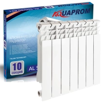 Радиатор алюминиевый AQUAPROM 500*80  8 сек.