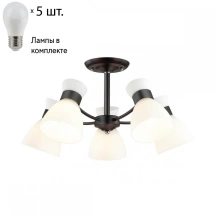 Люстра потолочная Lumion Wilma с лампочками 4534/5C+Lamps E27 P45