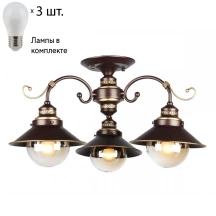 Люстра потолочная с лампочками Omnilux OML-50407-03+Lamps
