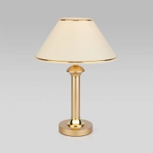 Настольная лампа с абажуром Lorenzo Eurosvet 60019/1 перламутровое золото (a050630)