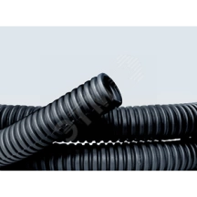 Труба ПНД гофр.32мм черная (25м) с протяжкой IEK