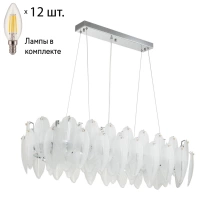 Подвесная люстра с лампочками Favourite Beluta 3018-12P+Lamps E14 Свеча