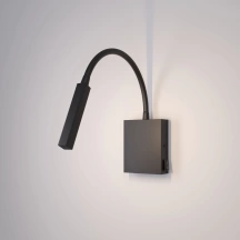 Настенный светодиодный светильник Elektrostandard Knob 40118/LED черный (a058943)