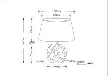 Декоративная настольная лампа Arte Lamp Poppy A4063LT-1CC