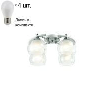 Люстра потолочная с лампочками Omnilux OML-28313-04+Lamps