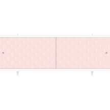 Экран для ванны УНИВЕРСАЛ-Кварт 1,5 розовый иней  Новый