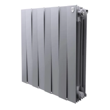 Радиатор биметаллический ROYAL THERMO PianoForte/Silver Satin 500*100 10 сек.