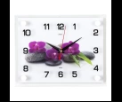 2026-908  "Спа и орхидеи" часы настенные