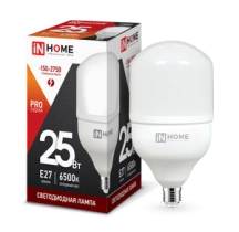 Лампа LED-HP-PRO 25Вт E27 6500К 2250Лм IN HOME