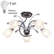 Потолочная люстра с лампочками Velante 768-107-05+Lamps