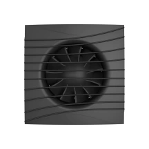 Вентилятор D100 SILENT 4С Matt black с обр клапаном  DICITI