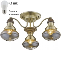 Потолочная люстра с лампочками Velante 306-507-03+Lamps