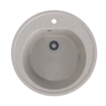 Мойкa ML-GMS02 СТАНДАРТ круглая, светло-серый (310), 505мм (глуб. чаши 165)