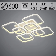 77073/4+4 WH LED RGB RC (234W)(3000-6000K) люстра