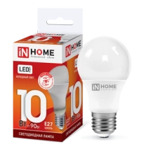 Лампа LED-A60-VC 10Вт Е27 6500К IN HOME