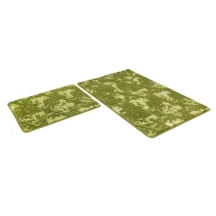 Набор ковриков д/ванной Shahintex Vintage  60*100+60*50 зеленый (02)