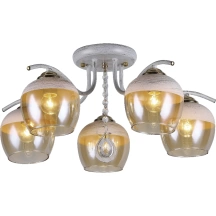 Люстра потолочная со светодиодными лампочками E27, комплект от Lustrof. 258026-650865