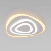Потолочная светодиодная люстра с пультом Eurosvet Siluet 90115/6 белый (86212)