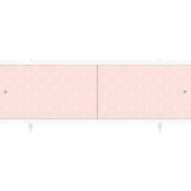 Экран для ванны УНИВЕРСАЛ-Кварт 1,7 розовый иней  Новый
