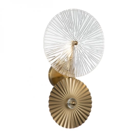 Настенный светильник Indigo Miele 12021/B/1W Brass