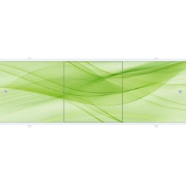 Экран для ванны ПРЕМИУМ А (алюм. профиль) 1,5 зеленый Новый