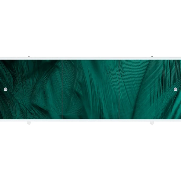Экран для ванны ПРЕМИУМ А (алюм. профиль) 1,5 темно-зеленый фото 1
