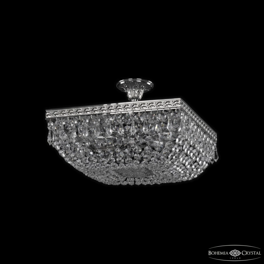 Люстра потолочная Bohemia Ivele Crystal 19012/35IV Ni фото 1