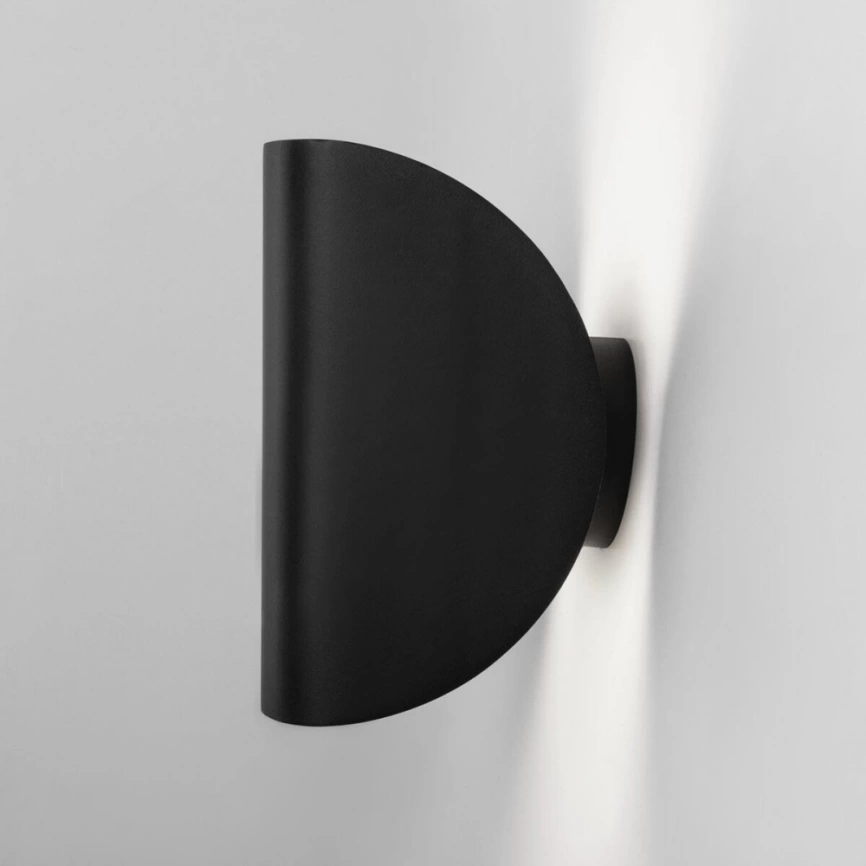 Уличный настенный светильник Taco Elektrostandard 1632 TECHNO LED черный (a052620) фото 3