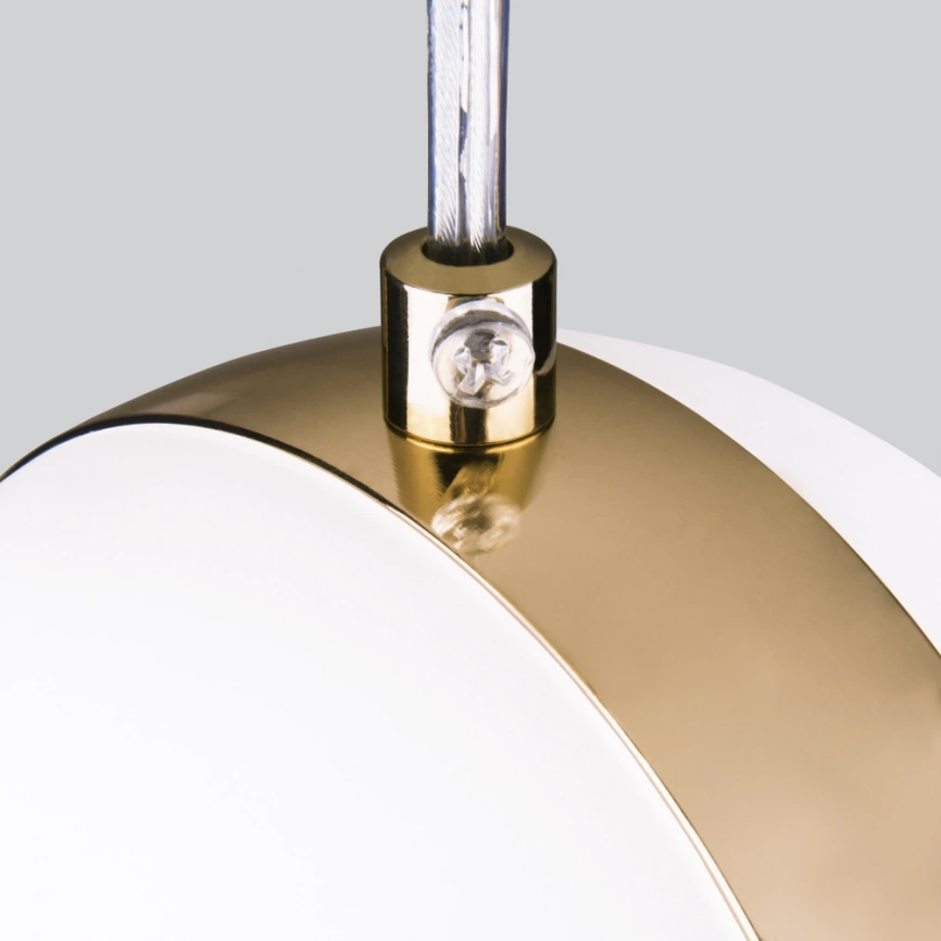 Подвесной светодиодный светильник Elektrostandard DLN050  GX53 белый/золото (a047809) фото 2