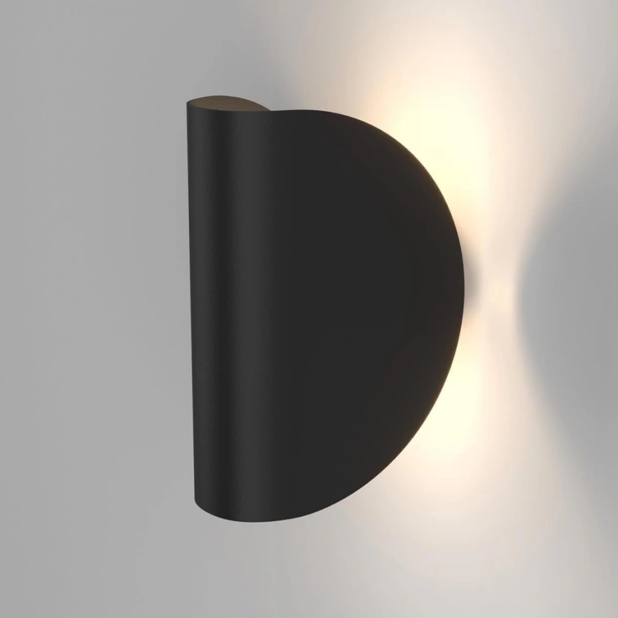 Уличный настенный светильник Taco Elektrostandard 1632 TECHNO LED черный (a052620) фото 1