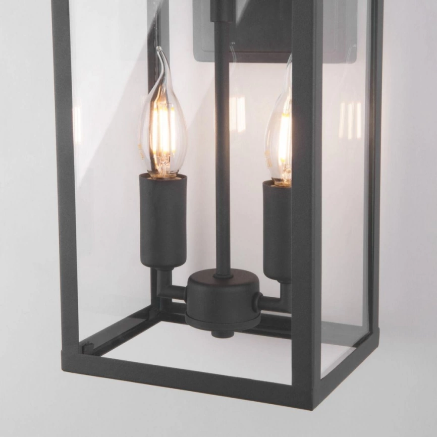 Уличный настенный светильник Elektrostandard Candle D (35150/D) темно-серый (a058478) фото 2