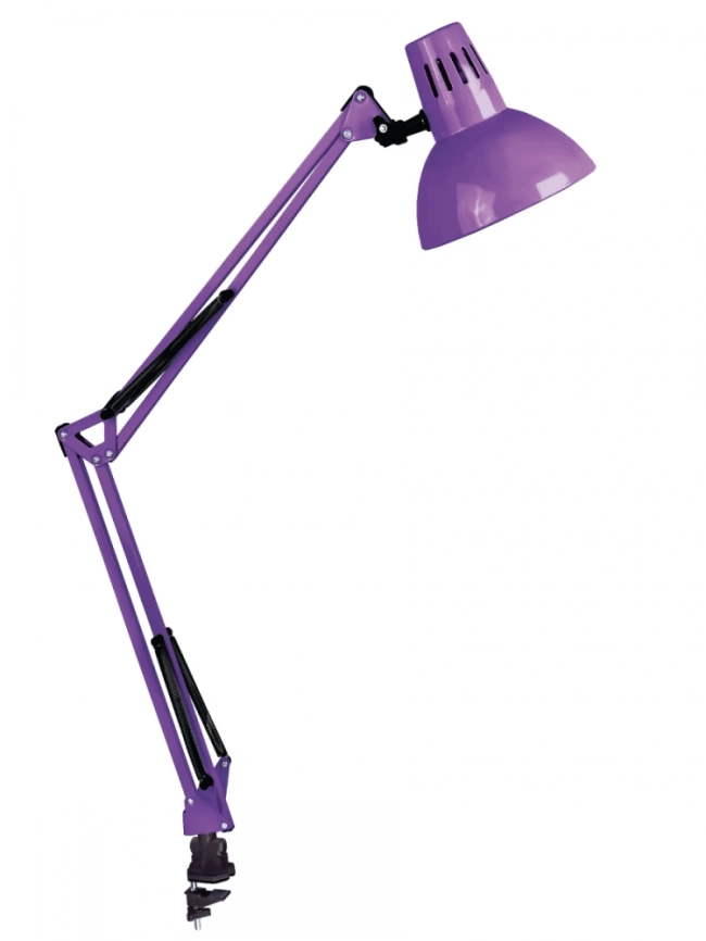 KD-312 C12 фиолетовый Настольный светильник на струбцине Camelion 12341 фото 1