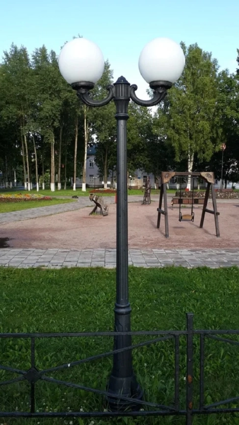 Садово-парковый фонарь Fumagalli RICU BISSO/G300 2L G30.157.S20.AYE27 фото 3