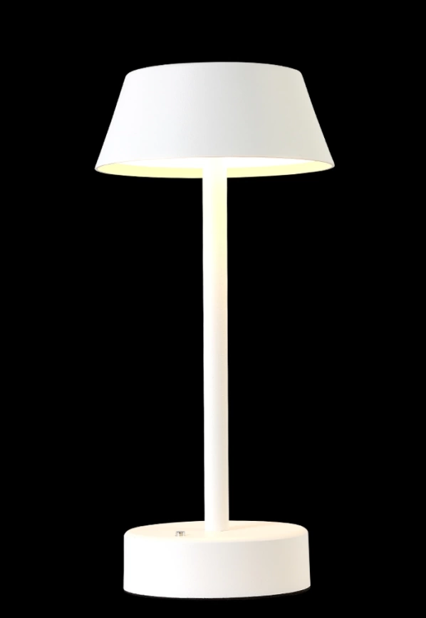 Настольная светодиодная лампа Santa Crystal Lux SANTA LG1 WHITE фото 1