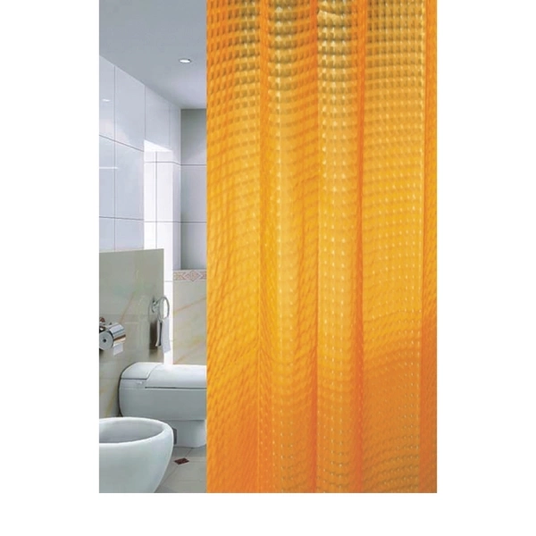 Штора для ванной 3D Orange 180*180 ZALEL 3D-002 без колец фото 2