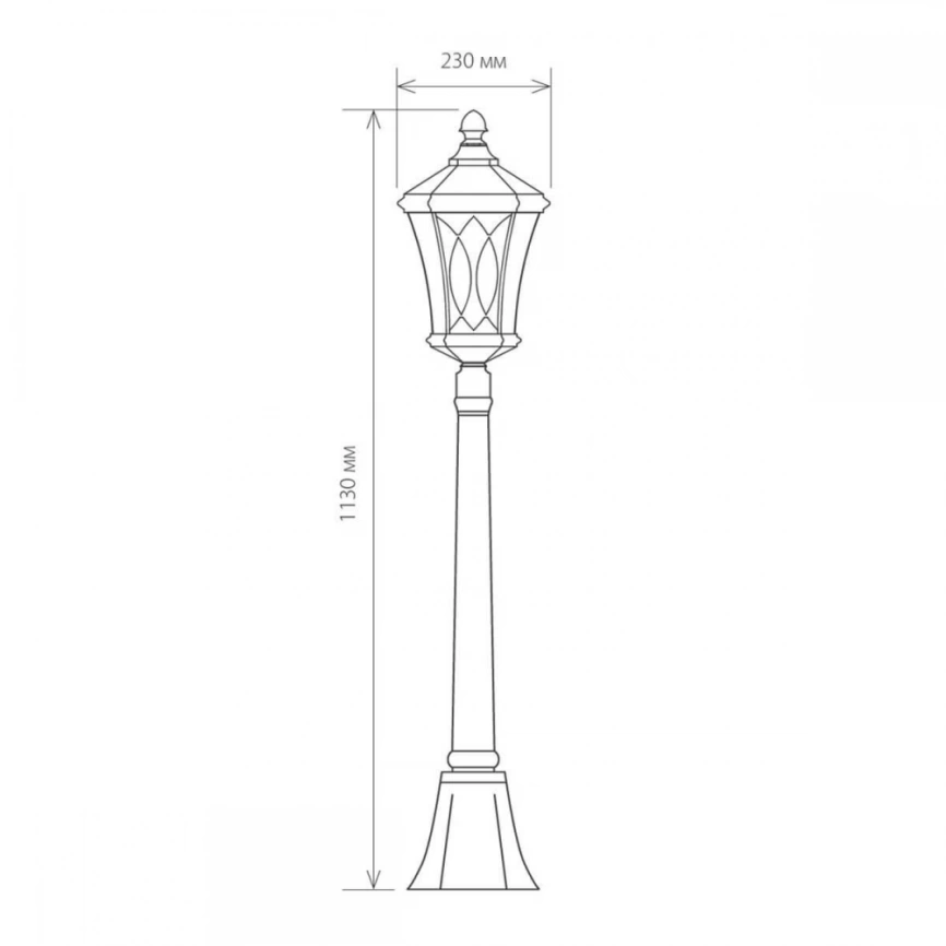 Virgo F капучино (арт. GLXT-1450F) Уличный фонарный столб Elektrostandard (a031924) фото 3