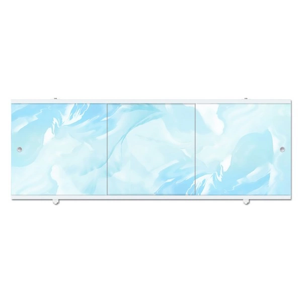 Экран для ванны ПРЕМИУМ А (алюм. профиль) 1,5 голубой фото 1