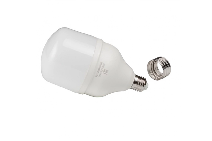 Лампа LED-VHP 50Вт Е27 с адаптером E40 6500K VKL фото 1
