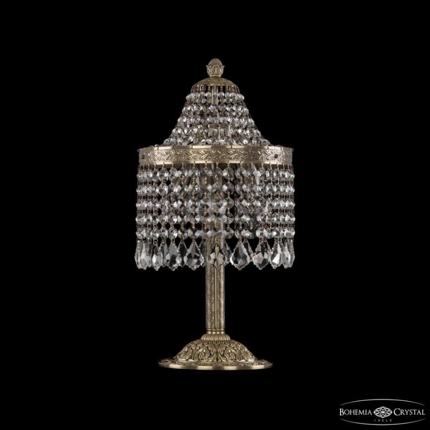 Настольная лампа Bohemia Ivele Crystal 19201L6/H/20IV Pa Leafs фото 1