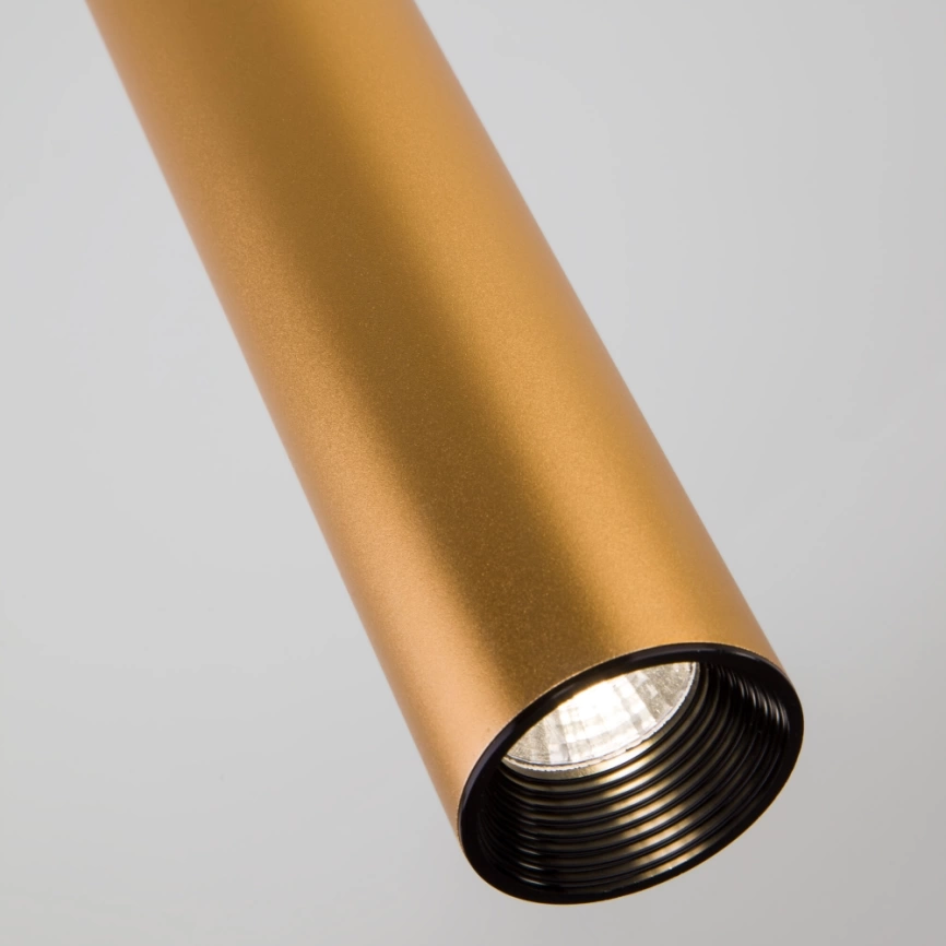 Подвесной светодиодный светильник Elektrostandard Single 50161/1 LED золото (a057418) фото 3