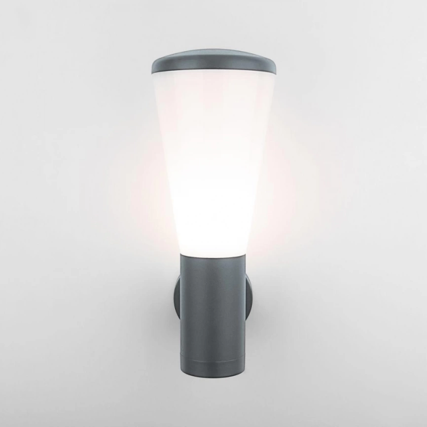 Настенный уличный светильник Elektrostandard 1416 TECHNO серый (a049710) фото 2