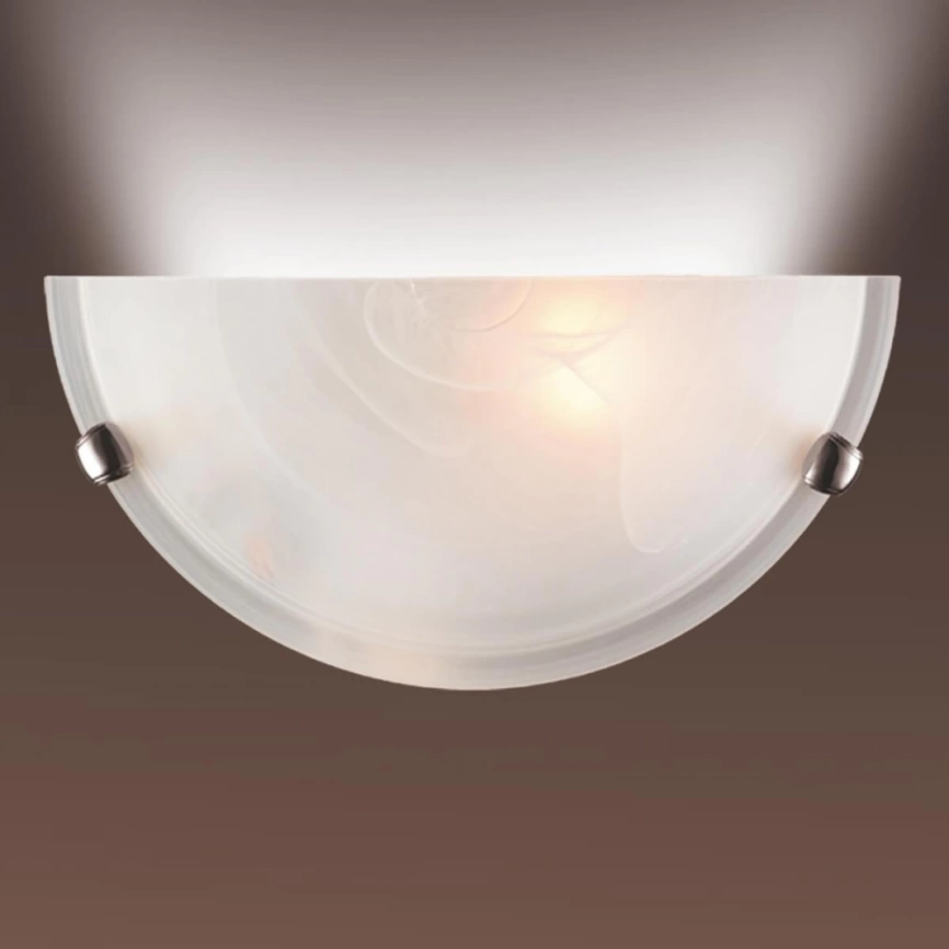 Настенный светильник Sonex Dun с лампочкой 053 хром+Lamps E27 P45 фото 4