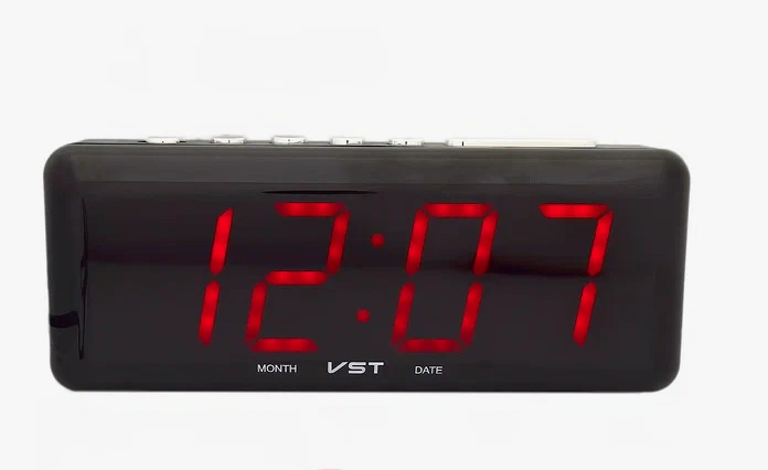 762-1 VST (красный) часы электронные  фото 1