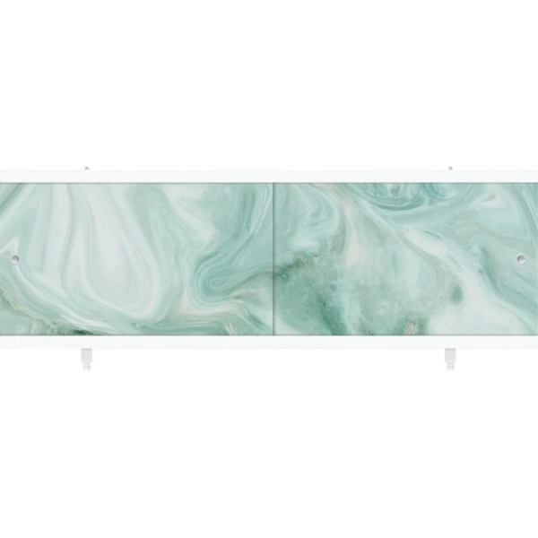 Экран для ванны УНИВЕРСАЛ-Кварт 1,5 мрамор зеленый Новый фото 1