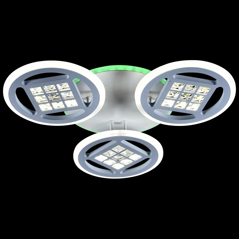 Потолочная светодиодная диммируемая люстра с Bluetooth и пультом ДУ Reluce 88860 1418262 фото 2
