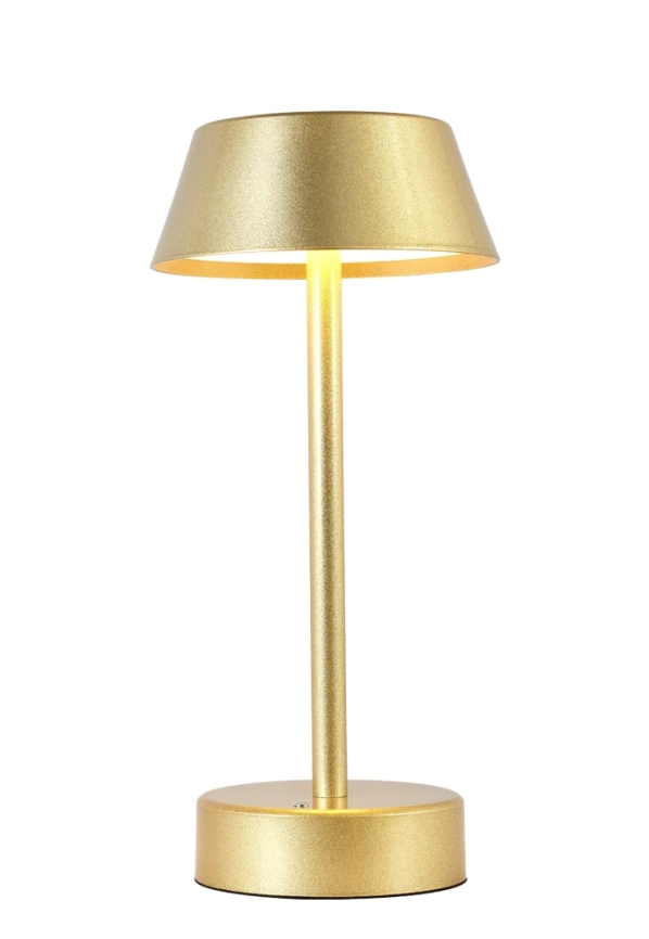 Настольная светодиодная лампа Santa Crystal Lux SANTA LG1 GOLD фото 1