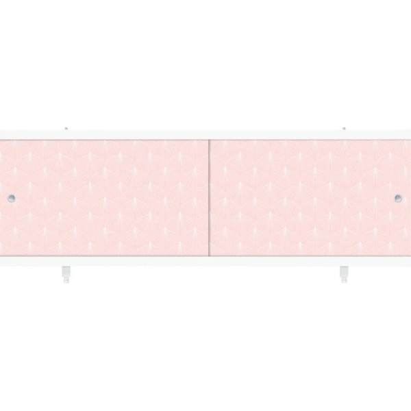 Экран для ванны УНИВЕРСАЛ-Кварт 1,7 розовый иней  Новый фото 1
