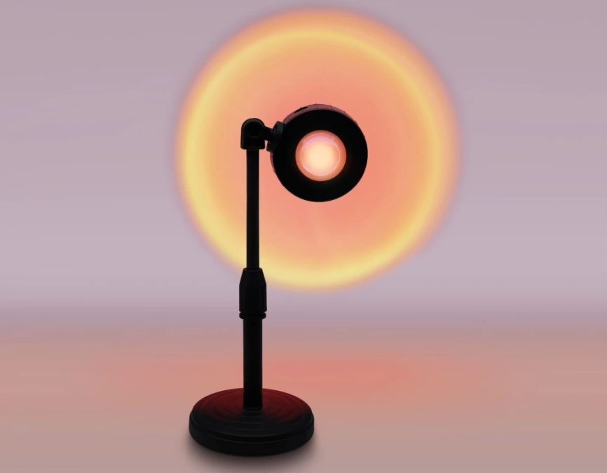 Атмосферная настольная лампа с пультом Desk Ambrella light DE8385 фото 1