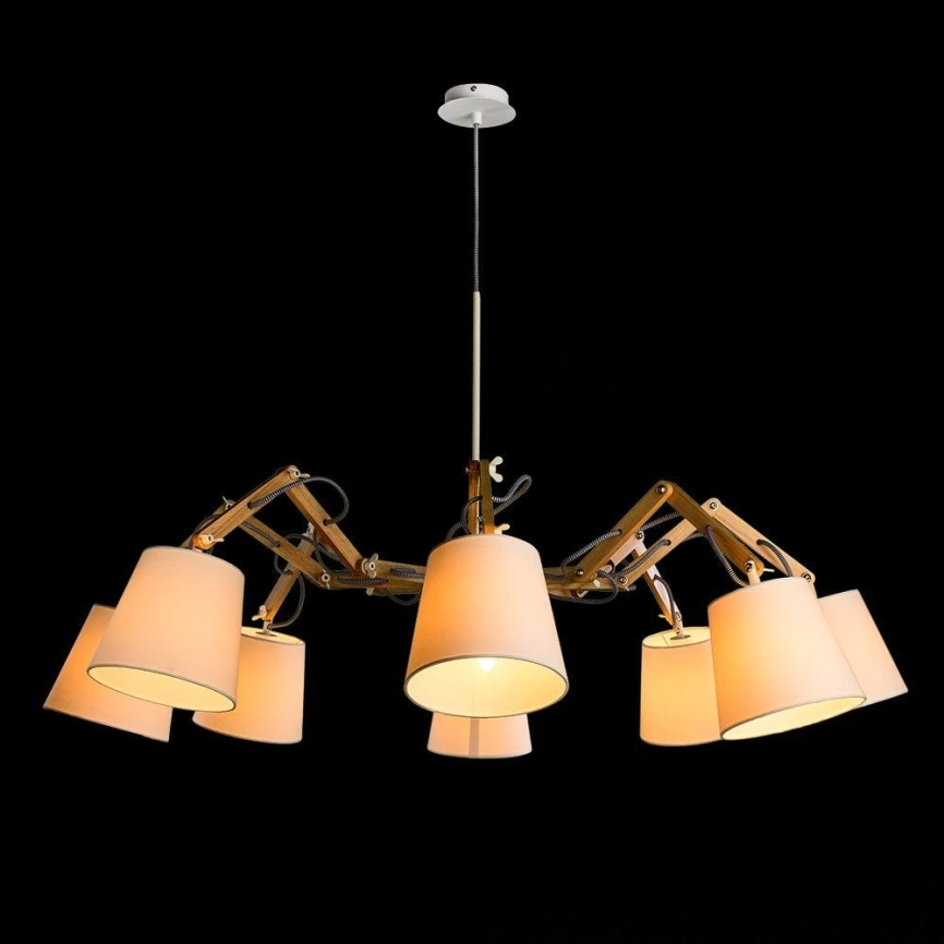 Подвесная люстра Arte Lamp Pinoccio с поддержкой Маруся A5700LM-8WH-М фото 3